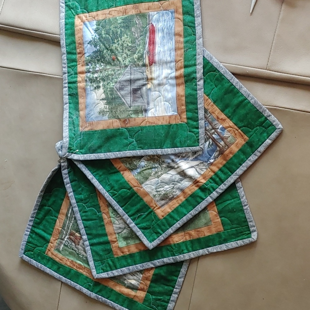 Vintage Cottage Life Placemats (4)
